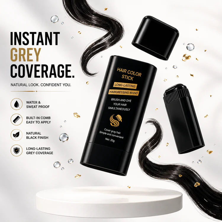 Lustra™ 2 in 1 Water & Sweat Proof Hair Comb Dye for Men & Women