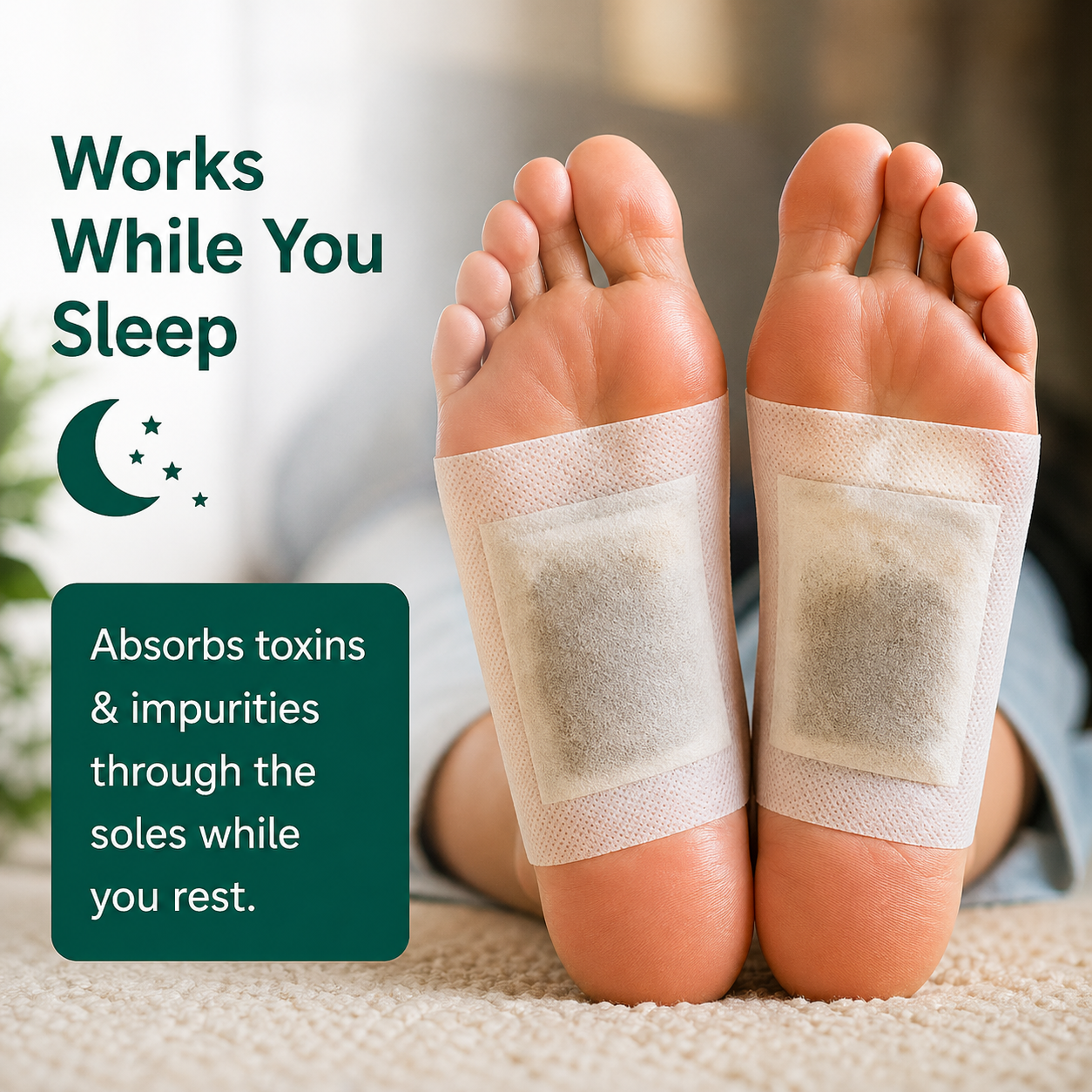 Zylbuy Detox Foot Patches(Buy 1 Get 1 Free)