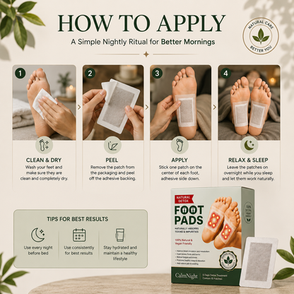 CalmNight™ Overnight Sleep Patches | Better Nights Start Here