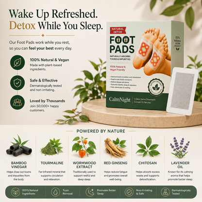 CalmNight™ Overnight Sleep Patches | Better Nights Start Here