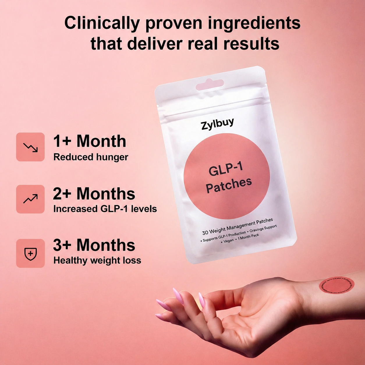 Zylbuy Weightless Patch –  Support Appetite Control & Weight Loss