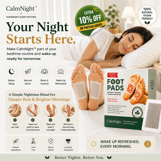 CalmNight™ Overnight Sleep Patches | Better Nights Start Here