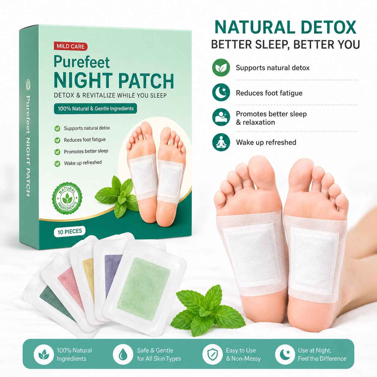 Purefeet Night Patch