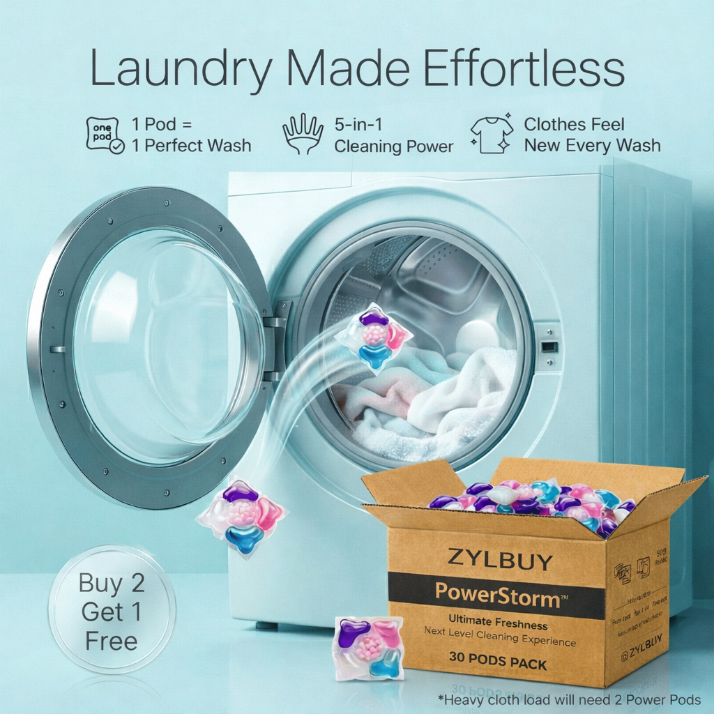 Zylbuy™ 5 in 1 laundry Powerstorm Pro