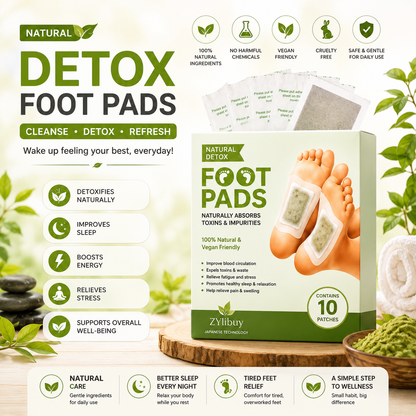 Natural Foot Patches | Buy 1 Get 1 FREE – Today Only 🌿✨